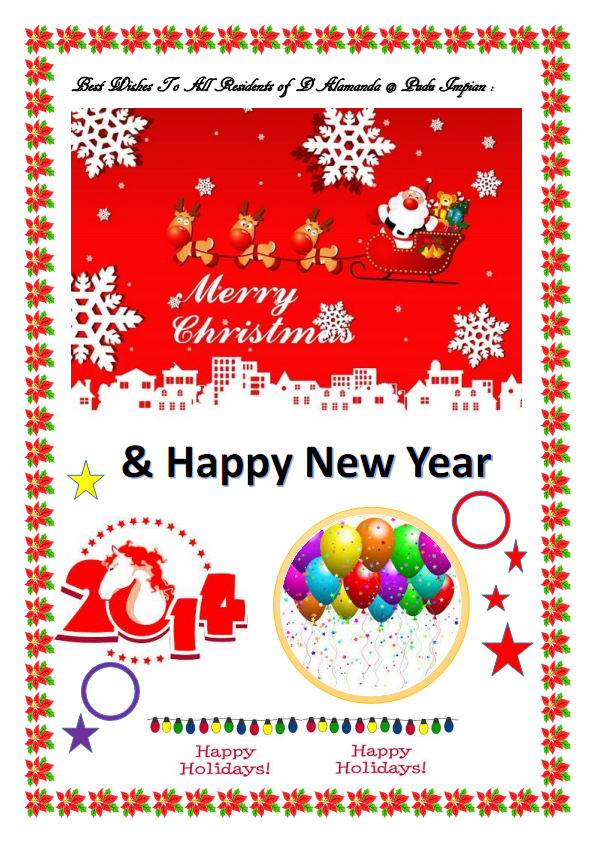 Merry Christmas & Happy New Year 2014